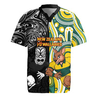 Custom Australia vs New Zealand Rugby Jersey Rugby Rivalry Two Nations One Battle