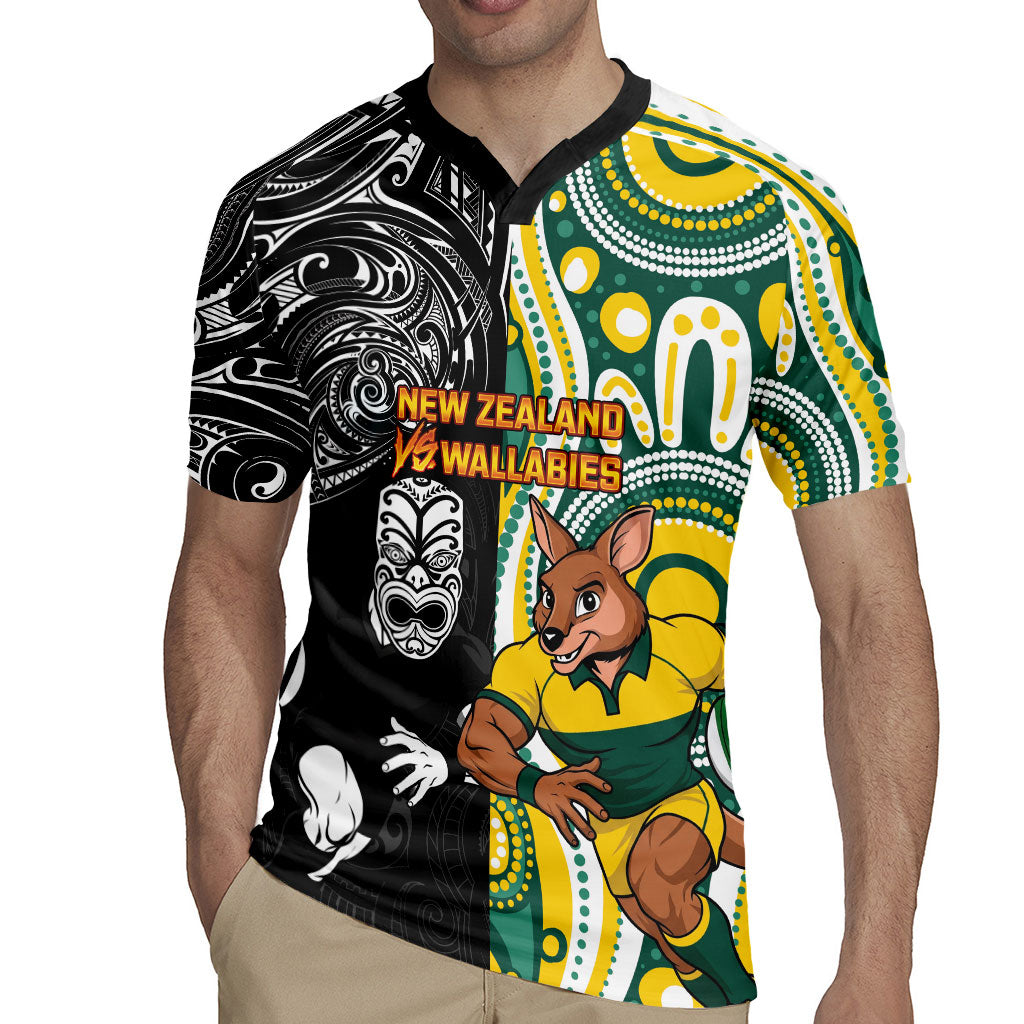Custom Australia vs New Zealand Rugby Jersey Rugby Rivalry Two Nations One Battle
