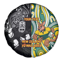 Custom Australia vs New Zealand Spare Tire Cover Rugby Rivalry Two Nations One Battle