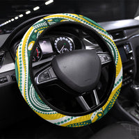 Australia vs New Zealand Steering Wheel Cover Rugby Rivalry Two Nations One Battle