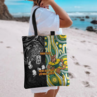 Custom Australia vs New Zealand Tote Bag Rugby Rivalry Two Nations One Battle