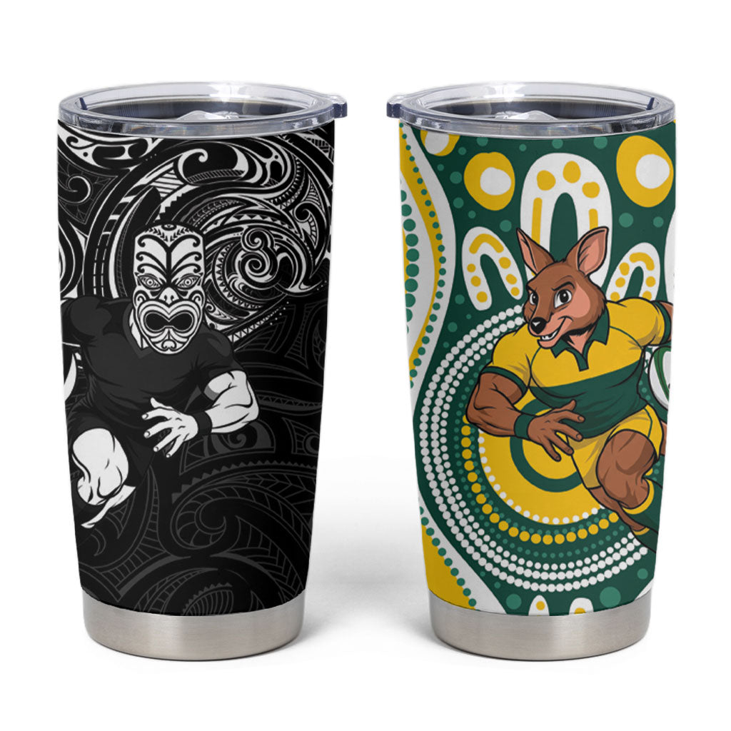 Australia vs New Zealand Tumbler Cup Rugby Rivalry Two Nations One Battle
