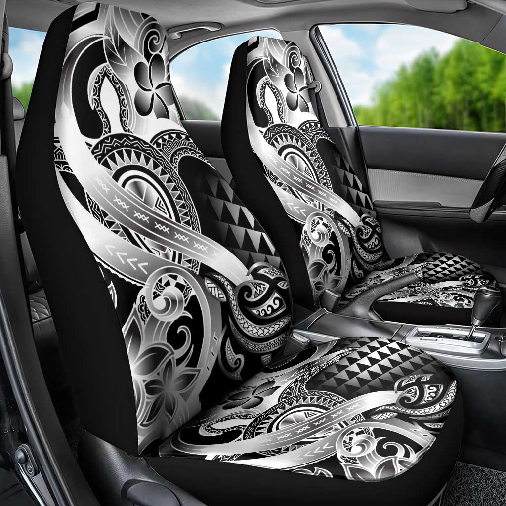Aloha Black Tribal Honu Tattoo Car Seat Cover LT9 - Polynesian Pride