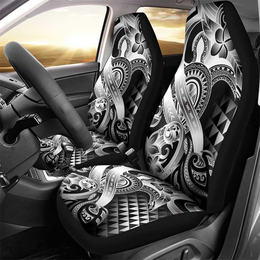 Aloha Black Tribal Honu Tattoo Car Seat Cover LT9 - Polynesian Pride