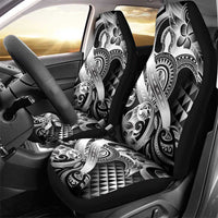 Aloha Black Tribal Honu Tattoo Car Seat Cover LT9 - Polynesian Pride