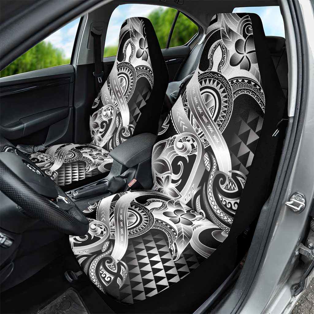 Aloha Black Tribal Honu Tattoo Car Seat Cover LT9 - Polynesian Pride