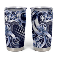 Aloha Blue Tribal Honu Tattoo Tumbler Cup LT9 Blue - Polynesian Pride