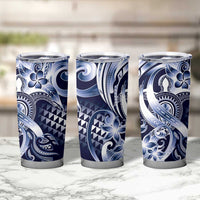 Aloha Blue Tribal Honu Tattoo Tumbler Cup LT9 - Polynesian Pride