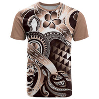 Aloha Mocha Mousse Tribal Honu Tattoo T Shirt LT9 Mocha Mousse - Polynesian Pride