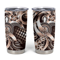 Aloha Mocha Mousse Tribal Honu Tattoo Tumbler Cup LT9 Mocha Mousse - Polynesian Pride