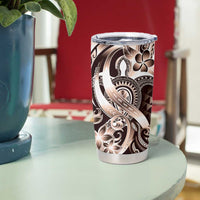 Aloha Mocha Mousse Tribal Honu Tattoo Tumbler Cup LT9 - Polynesian Pride