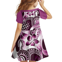 Aloha Pink Tribal Honu Tattoo Family Matching Off Shoulder Maxi Dress and Hawaiian Shirt LT9 - Polynesian Pride