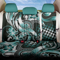 Aloha Turquoise Tribal Honu Tattoo Back Car Seat Cover LT9 One Size Turquoise - Polynesian Pride