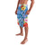 Personalised Yap States Humpback Whale Lavalava Polynesian Tropical Flowers