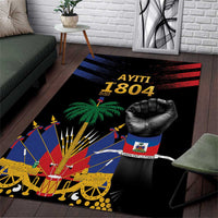 Haiti Independence Day Area Rug The First Black Republic Since 1804 LT9 Blakc - Polynesian Pride