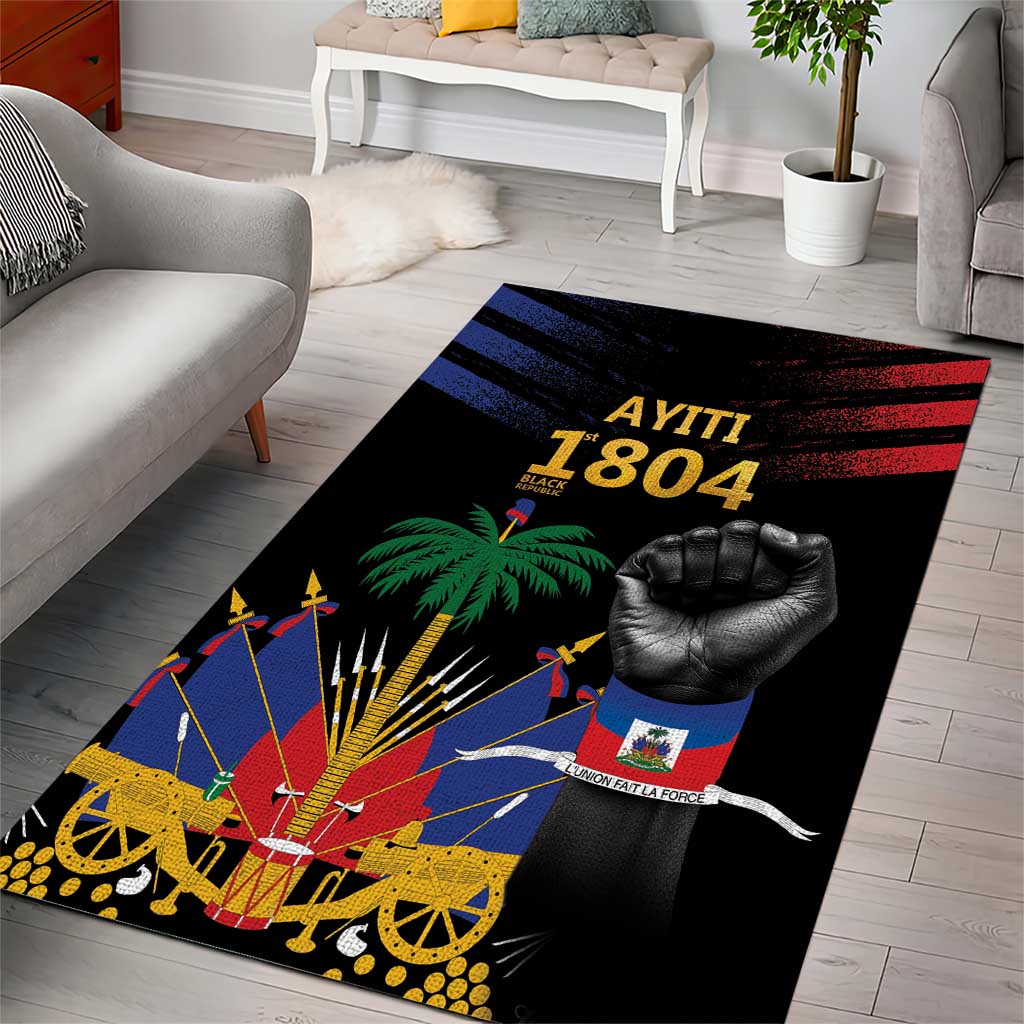 Haiti Independence Day Area Rug The First Black Republic Since 1804 LT9 - Polynesian Pride
