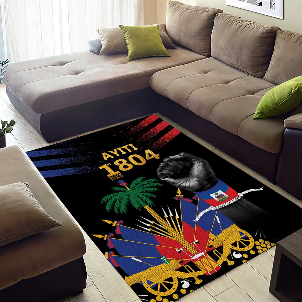 Haiti Independence Day Area Rug The First Black Republic Since 1804 LT9 - Polynesian Pride
