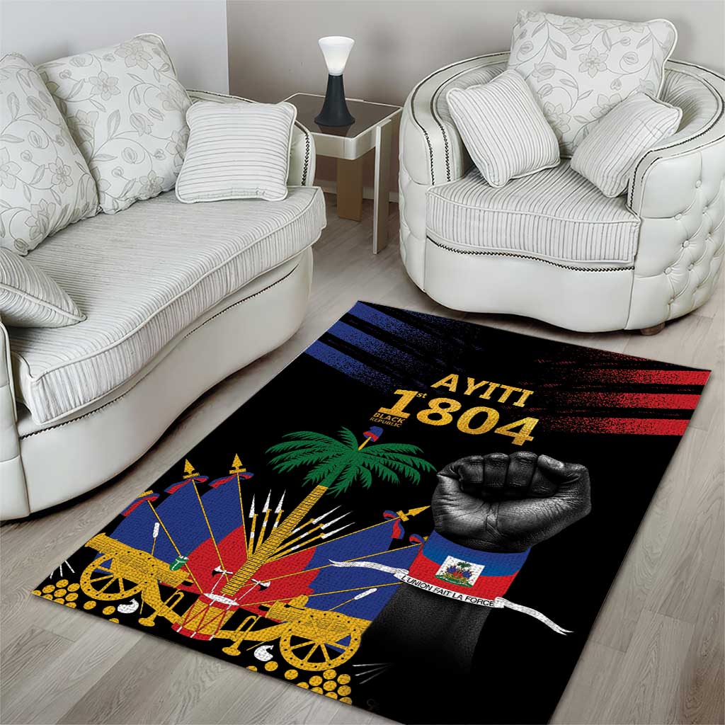 Haiti Independence Day Area Rug The First Black Republic Since 1804 LT9 - Polynesian Pride