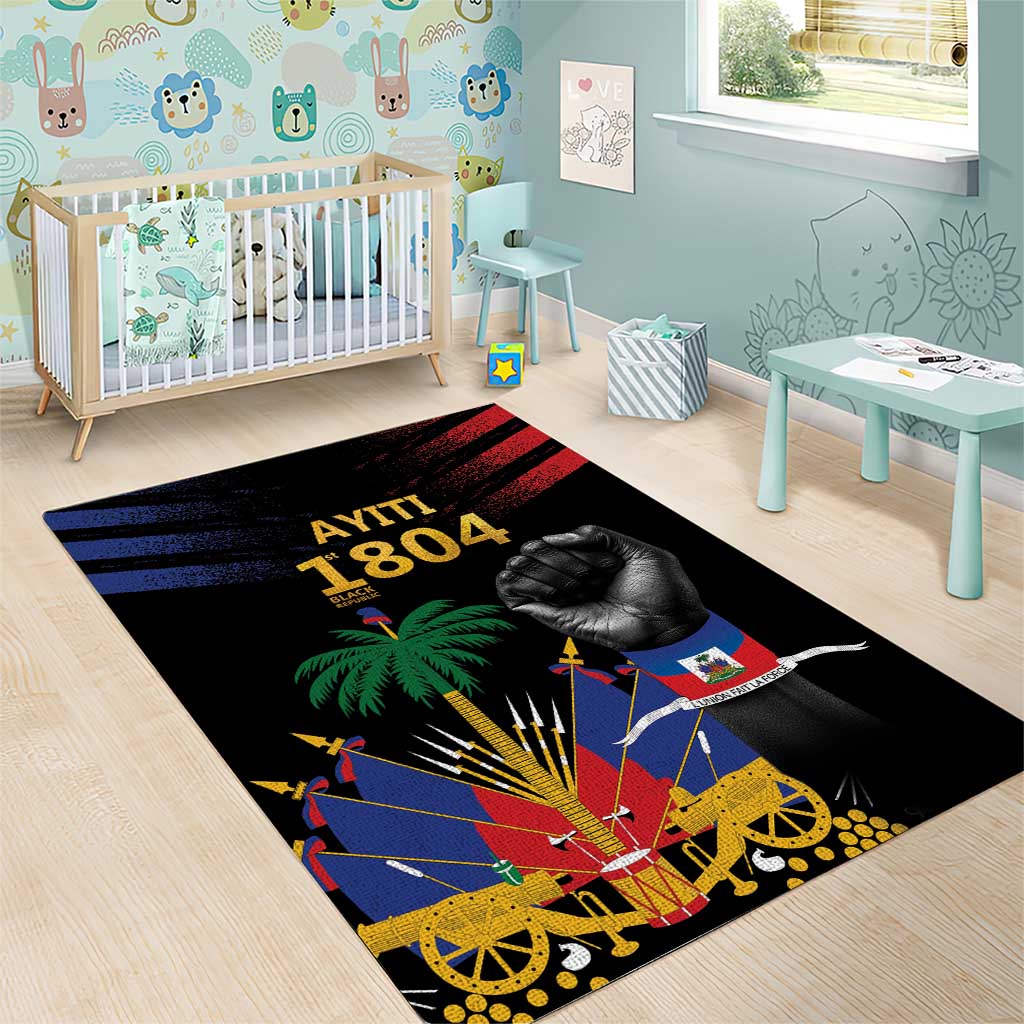 Haiti Independence Day Area Rug The First Black Republic Since 1804 LT9 - Polynesian Pride
