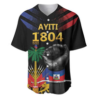 Haiti Independence Day Baseball Jersey The First Black Republic Since 1804 LT9 Blakc - Polynesian Pride