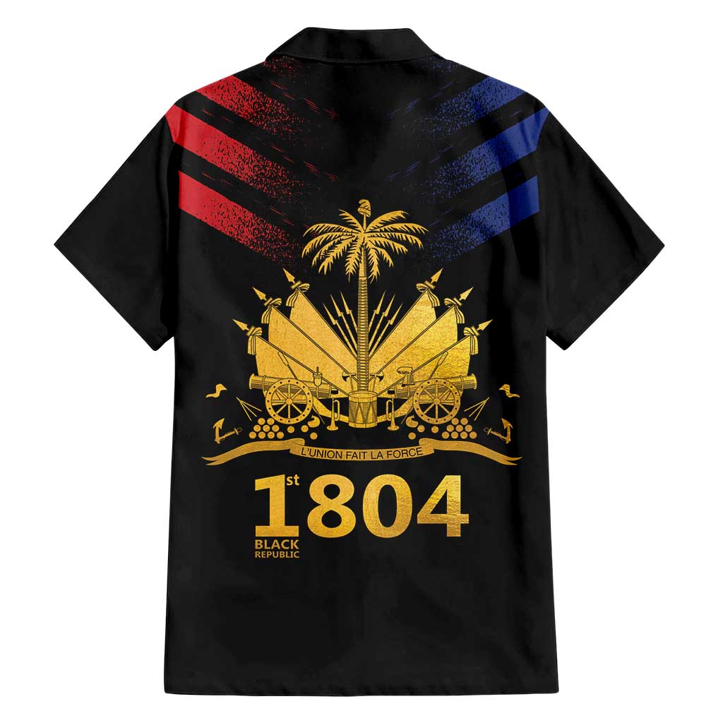Haiti Independence Day Family Matching Short Sleeve Bodycon Dress and Hawaiian Shirt The First Black Republic Since 1804 LT9 - Polynesian Pride