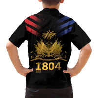 Haiti Independence Day Family Matching Tank Maxi Dress and Hawaiian Shirt The First Black Republic Since 1804 LT9 - Polynesian Pride