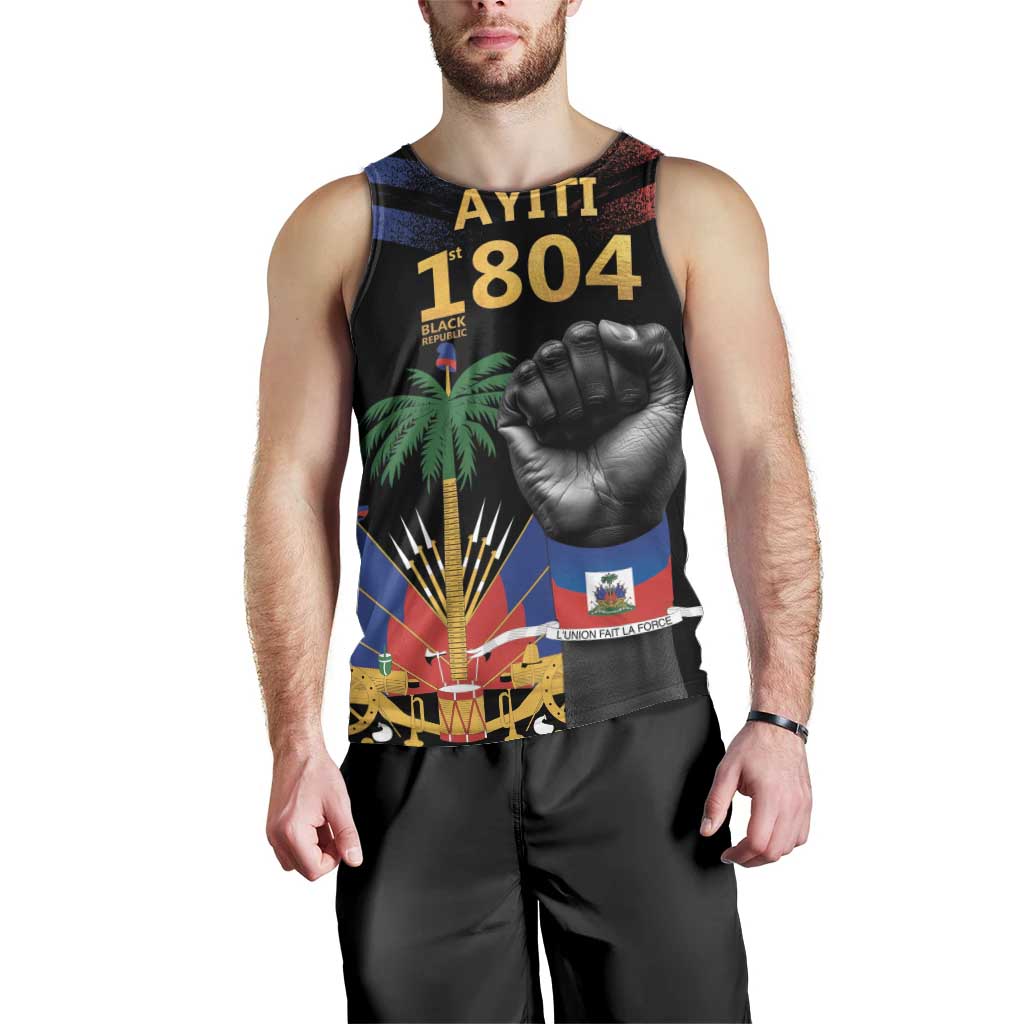Haiti Independence Day Men Tank Top The First Black Republic Since 1804 LT9 - Polynesian Pride