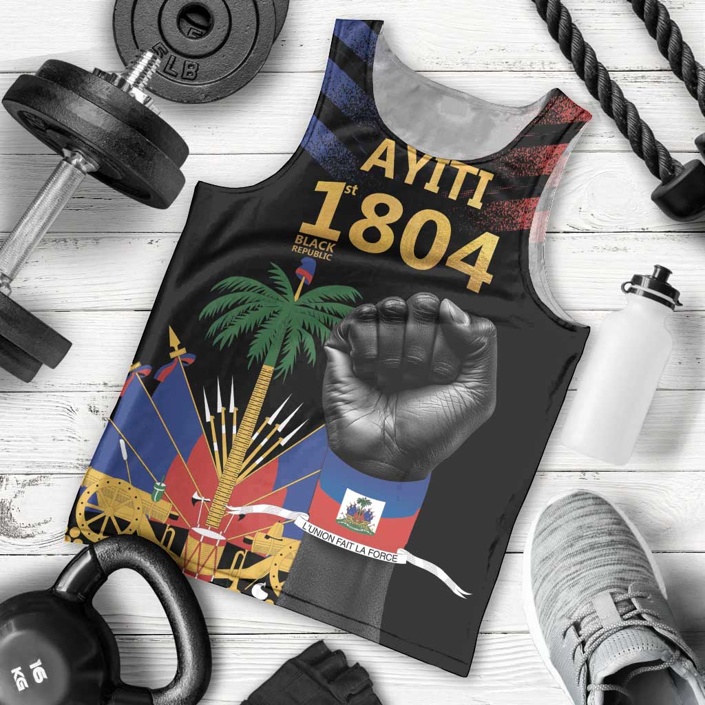 Haiti Independence Day Men Tank Top The First Black Republic Since 1804 LT9 - Polynesian Pride