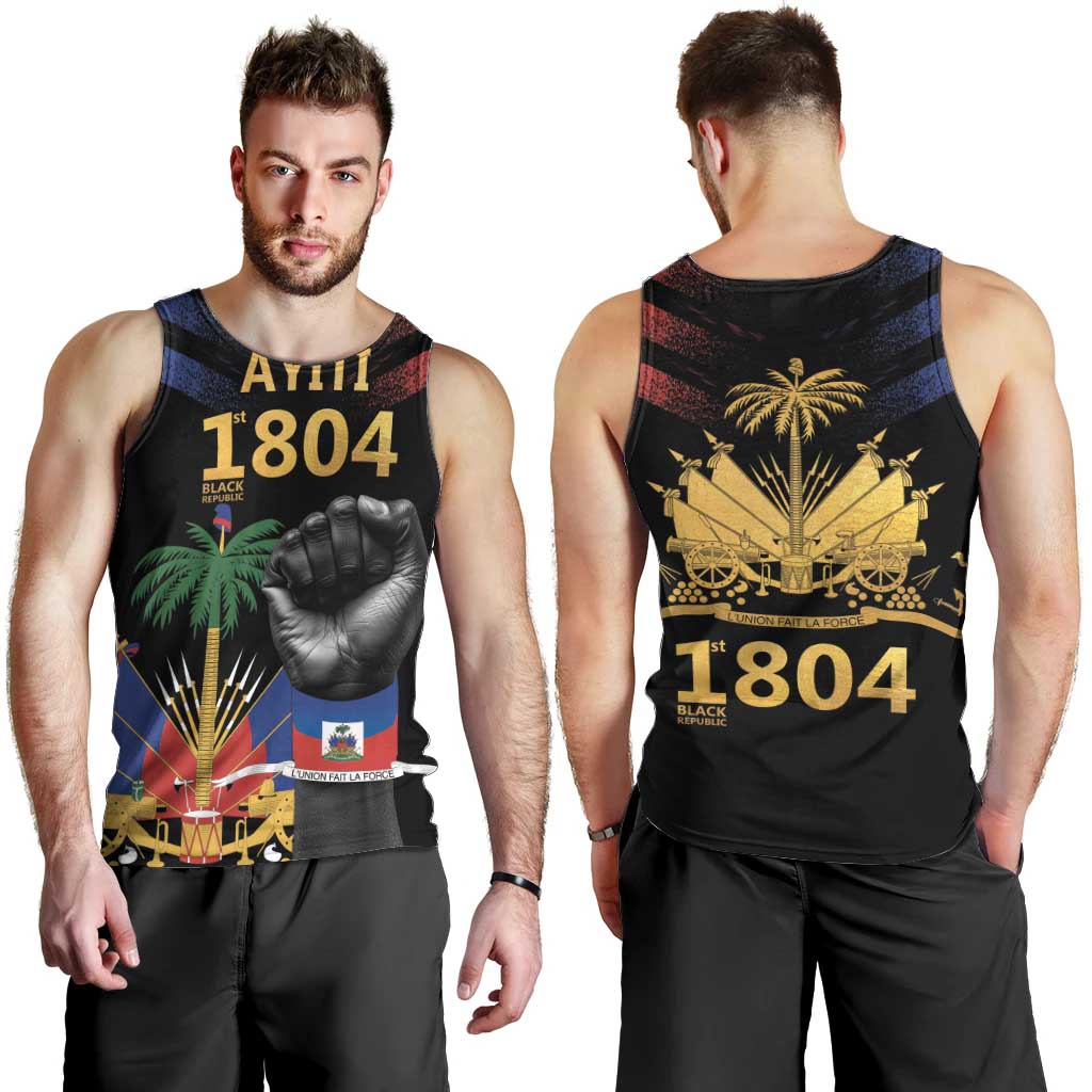 Haiti Independence Day Men Tank Top The First Black Republic Since 1804 LT9 - Polynesian Pride