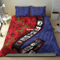 Personalised ANZAC Spirit 1915-2026 Filmstrip Tribute Bedding Set Lest We Forget 25 April