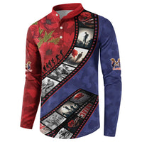 Personalised ANZAC Spirit 1915-2026 Filmstrip Tribute Button Sweatshirt Lest We Forget 25 April
