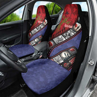 Personalised ANZAC Spirit 1915-2026 Filmstrip Tribute Car Seat Cover Lest We Forget 25 April LT9 - Polynesian Pride