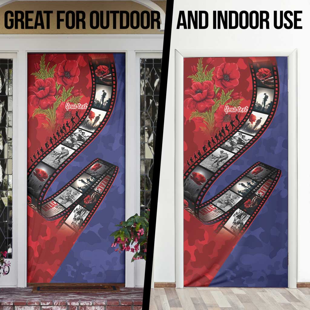 Personalised ANZAC Spirit 1915-2026 Filmstrip Tribute Door Cover Lest We Forget 25 April LT9 - Polynesian Pride