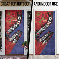 Personalised ANZAC Spirit 1915-2026 Filmstrip Tribute Door Cover Lest We Forget 25 April LT9 - Polynesian Pride