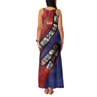 Personalised ANZAC Spirit 1915-2026 Filmstrip Tribute Family Matching Tank Maxi Dress and Hawaiian Shirt Lest We Forget 25 April LT9 - Polynesian Pride