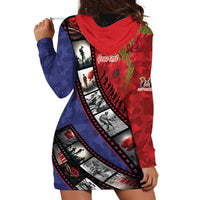 Personalised ANZAC Spirit 1915-2026 Filmstrip Tribute Hoodie Dress Lest We Forget 25 April LT9 - Polynesian Pride
