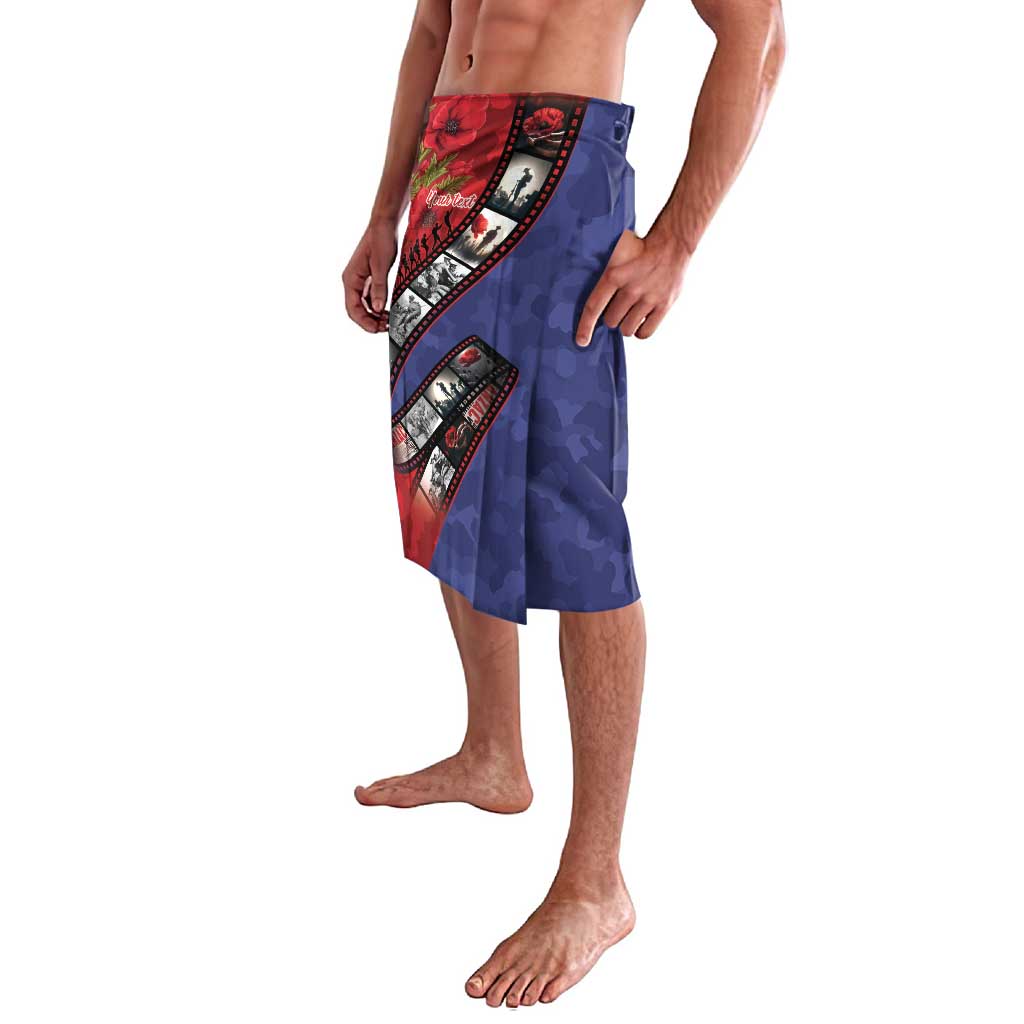 Personalised ANZAC Spirit 1915-2026 Filmstrip Tribute Lavalava Lest We Forget 25 April