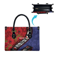 Personalised ANZAC Spirit 1915-2026 Filmstrip Tribute Leather Bag Lest We Forget 25 April LT9 - Polynesian Pride