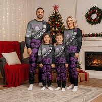 Personalised Remembering ANZAC Lest We Forget Pajama Set Vintage Film Frame Memorial Purple Poppy