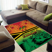 Hapi 44th Indipendens Dei Vanuatu Area Rug Yumi 1980 with Vanuatuan Beach Landscape LT9 - Polynesian Pride
