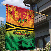 Hapi 44th Indipendens Dei Vanuatu Garden Flag Yumi 1980 with Vanuatuan Beach Landscape LT9 - Polynesian Pride