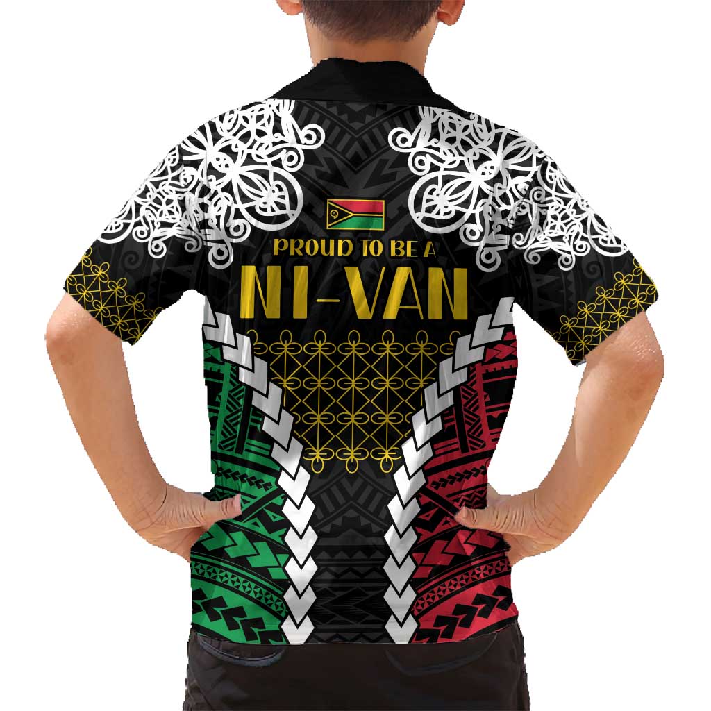 Halo Vanuatu Pride Family Matching Summer Maxi Dress and Hawaiian Shirt Vanuatuan Sand Drawing Pattern LT9 - Polynesian Pride