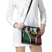 Halo Vanuatu Pride Shoulder Handbag Vanuatuan Sand Drawing Pattern