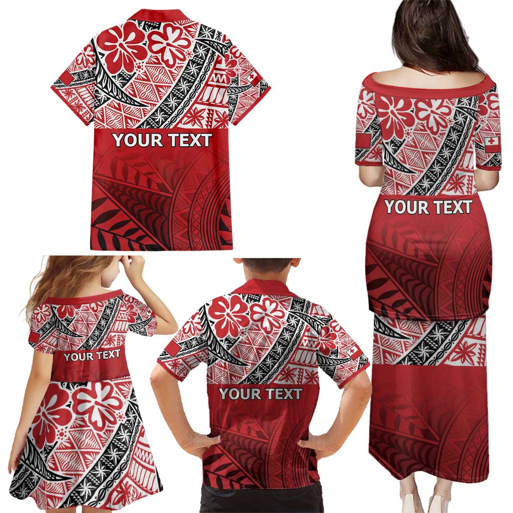 Malo e lelei Tonga Family Matching Puletasi and Hawaiian Shirt Ngatu Tokelau Feletoa Fata Traditional Polynesian Pattern LT9 - Polynesian Pride