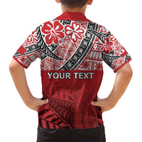 Malo e lelei Tonga Family Matching Short Sleeve Bodycon Dress and Hawaiian Shirt Ngatu Tokelau Feletoa Fata Traditional Polynesian Pattern LT9 - Polynesian Pride