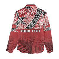Malo e lelei Tonga Women Casual Shirt Ngatu Tokelau Feletoa Fata Traditional Polynesian Pattern LT9 - Polynesian Pride