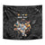 Custom Rugby Southern Hemisphere Tapestry Argentina AUNZ South Africa Mascot Black - Polynesian Pride