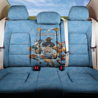 Custom Rugby Southern Hemisphere Back Car Seat Cover Argentina AUNZ South Africa Mascot Blue LT9 One Size Blue - Polynesian Pride
