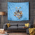 Custom Rugby Southern Hemisphere Tapestry Argentina AUNZ South Africa Mascot Blue - Polynesian Pride
