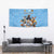 Custom Rugby Southern Hemisphere Tapestry Argentina AUNZ South Africa Mascot Blue - Polynesian Pride